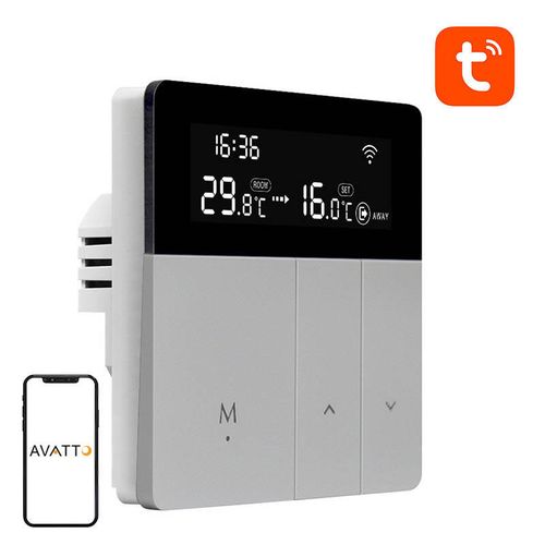 Avatto WT50 3A Wi-Fi smart DHW boiler thermostat TUYA, AVATTO WT50-BH-3A