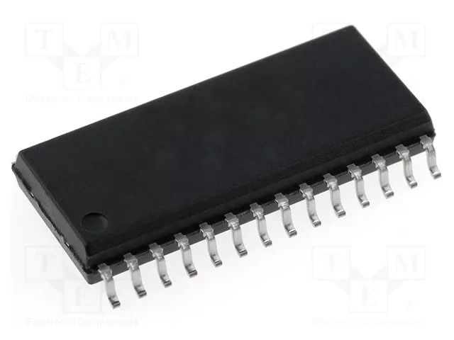 IC: PIC microcontroller; 128kB; 48MHz; 2.15÷3.6VDC; SMD; SO28; tube MICROCHIP TECHNOLOGY PIC18F27J53-ISO