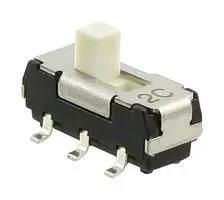 SLIDE SWITCH, DPDT, 0.2A, 12VDC, SMD CL-SB-22B-01T