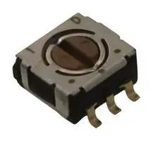 ROTARY SWITCH, SP3T, 0.1A, 16VAC, SMD CS-4-13NTB