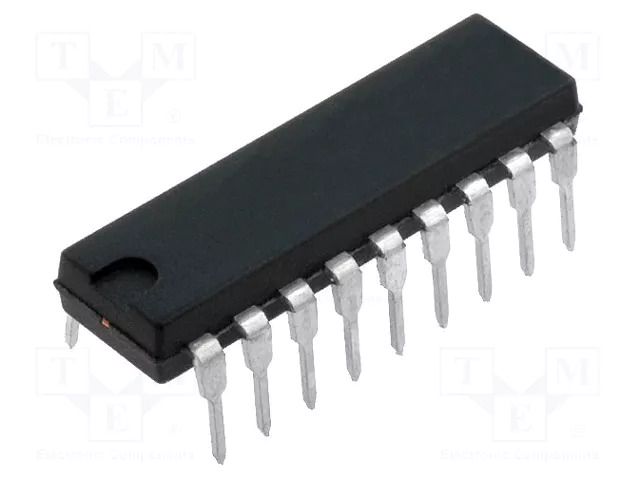 IC: driver; darlington,transistor array; DIP18; 0.5A; 50V; Ch: 8 STMicroelectronics ULN2804A