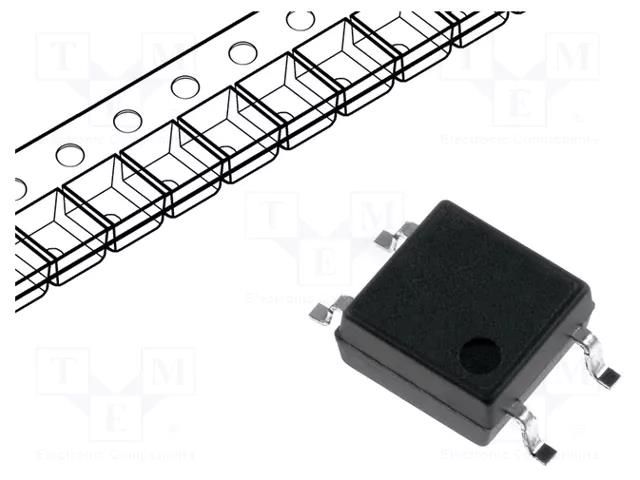 Optocoupler; SMD; Ch: 1; OUT: transistor; 1.5kV; SOP4 IXYS CPC1001N