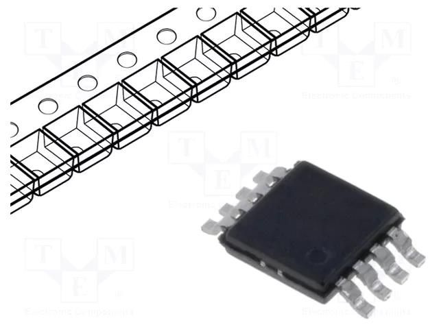 IC: comparator; universal; Cmp: 2; 2.7÷5.5V; SMT; VSSOP8; reel,tape TEXAS INSTRUMENTS LMV393MM/NOPB