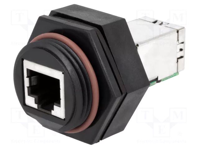 Connector: RJ45; coupler; RJ-Lnxx; PIN: 8; Cat: 5e; shielded; 8p8c MOLEX MX-1300550001