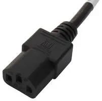POWER CORD, IEC C13-FREE END, 1M, BLACK GW-151682