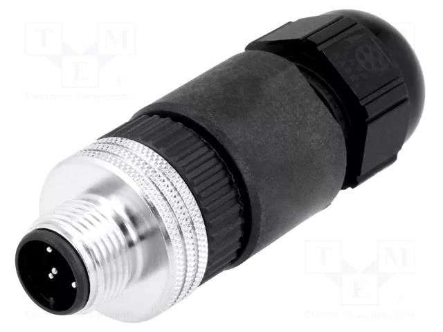 Connector: M12; plug; PIN: 5; male; Micro-Change; straight; IP67 MOLEX MX-1200710047