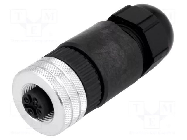 Connector: M12; plug; PIN: 4; female; Micro-Change; straight; IP67 MOLEX MX-1200710036