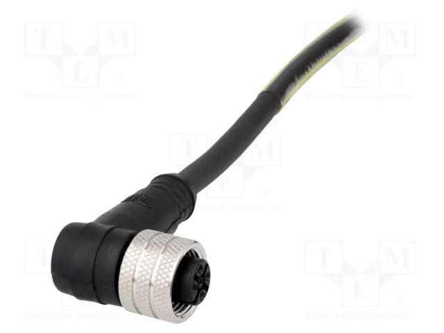 Connector: M12; plug; female; Micro-Change; PIN: 4; angled 90°; 4A MOLEX MX-1200651787