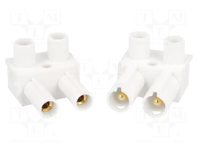 Connector: pluggable terminal block; screw terminal; 10A; 500V ENCITECH 7600-0002-02