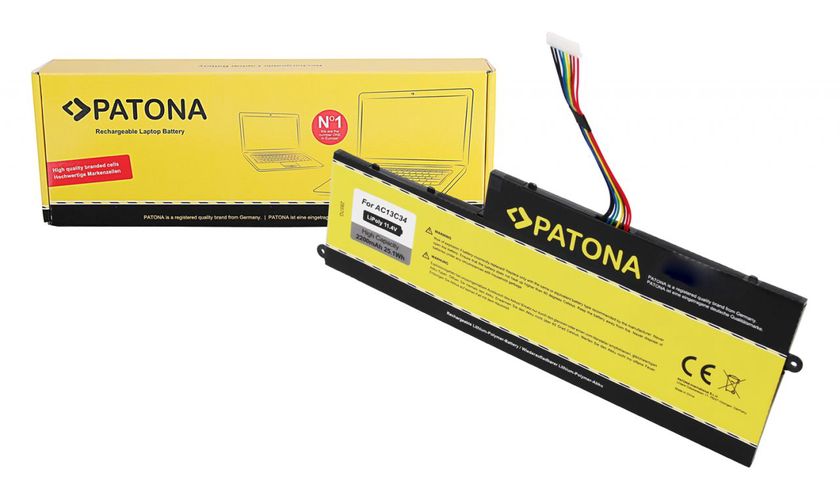 PATONA Battery f. Acer AC13C34 V5-122P KT.00303.005 Aspire V5, PATONA 2857 4055655228275
