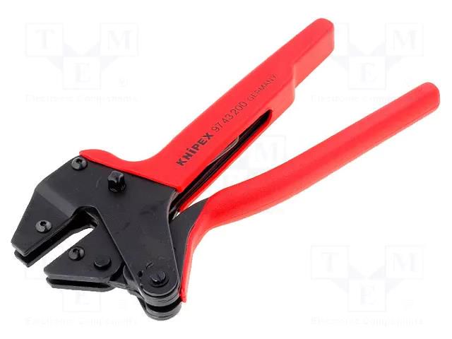 Kit: for connector crimping; 200mm; case KNIPEX KNP.9743