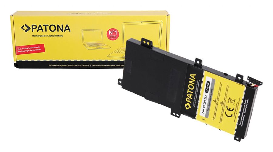 PATONA Battery f. Asus C21N1333 Flip R554 Transfomer Book Flip TP550, PATONA 2858 4055655228282