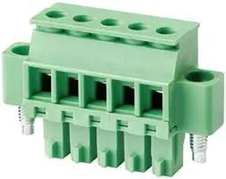 TERMINAL BLOCK, PLUGGABLE, 5POS, 16AWG 20.1500MF/5-E