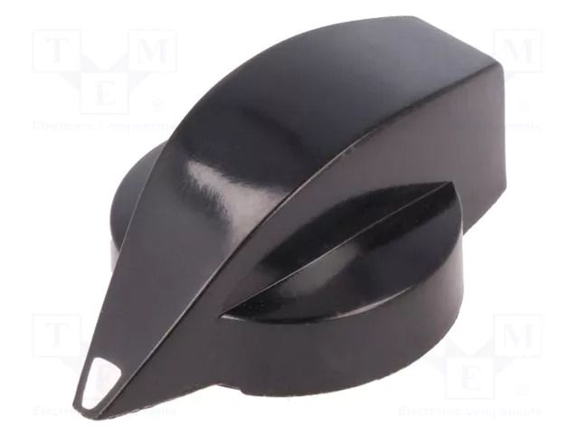 Knob; with pointer; thermoplastic; Øshaft: 6mm; Ø20.3x12.8mm OKW A1317860