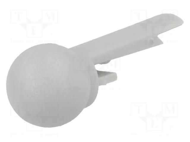 Pointer; plastic; grey; push-in; sphere OKW A1102007