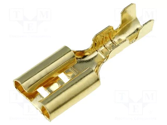 Terminal: flat; female; W: 4.7mm; gold-plated; 0.5÷1mm2 4CARMEDIA KON-F-47