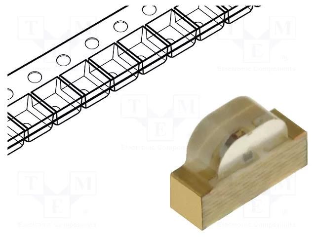 LED; red; SMD; 1104; 50÷120mcd; 1.9÷2.5VDC; 3x2x1mm; 120°; 20mA KINGBRIGHT ELECTRONIC KPA-3010SURC