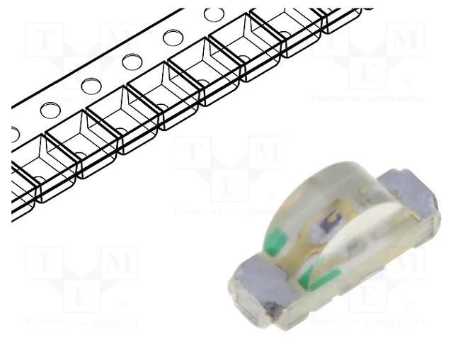 LED; yellow; SMD; 1304; 50÷150mcd; 2÷2.5VDC; 3.2x1.5x1mm; 120°; 20mA KINGBRIGHT ELECTRONIC KPA-3210SYCK