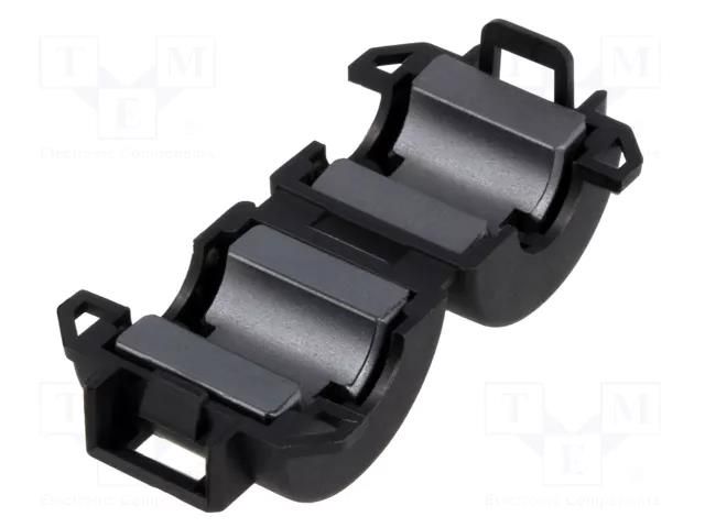 Ferrite: two-piece; on round cable; Ø: 8mm; 60Ω; A: 19.5mm; B: 23mm RICHCO RRC-16-8-13-M