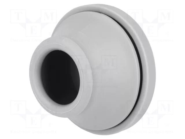 Grommet; Ømount.hole: 48mm; elastomer thermoplastic TPE; grey TRELLEBORG T-VET26-35