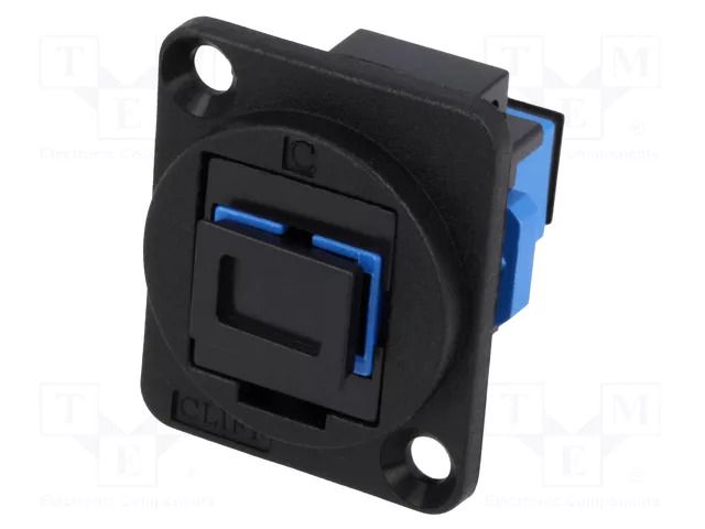 Connector: fiber optic; coupler; single mode duplex (SM); FT CLIFF CP30215