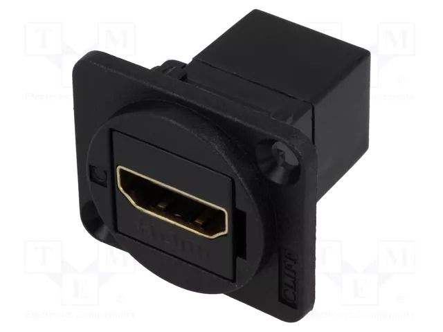 Coupler; HDMI socket,both sides; shielded; FT; XLR standard CLIFF CP30200G