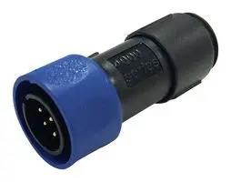 CIRCULAR CONNECTOR, PLUG, 4POS, CRIMP PXP4010/04P/4550