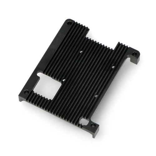 Housing-heat sink Alloy Heatsink for Raspberry Pi 4B - aluminum - black DNG-18127