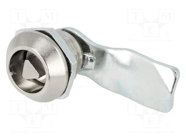 Lock; zinc and aluminium alloy; 21mm; nickel; Key code: T9 RST ROZTOCZE M22-T9-21/3/45NI