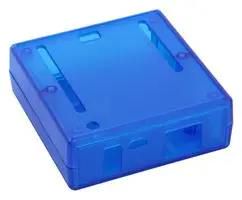 ENCLOSURE, ARDUINO BOARD, ABS, BLU/CLEAR 1593HAMARTBU