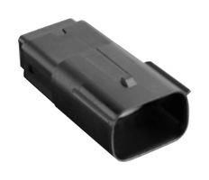 HOUSING CONN, PLUG, 10POS, PBT GF, BLACK 15514807