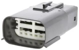 HOUSING CONN, PLUG, 12POS, PBT GF, BLACK 15521147