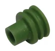 CABLE SEAL, GREEN, 2.03-2.85MM, SILICONE 15324982