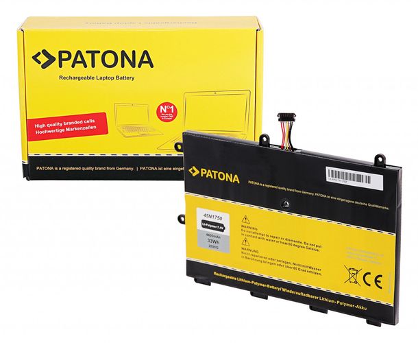 PATONA Battery f. Lenovo ThinkPad Yoga 11e Serie 45N1750 45N1751 45N1748 45N1749, PATONA 2890 4055655229920