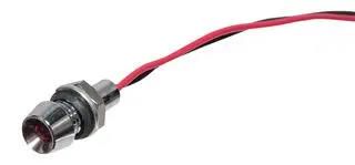 INDICATOR, LED PANEL MNT, 5.9MM, RED L60D-R5-W