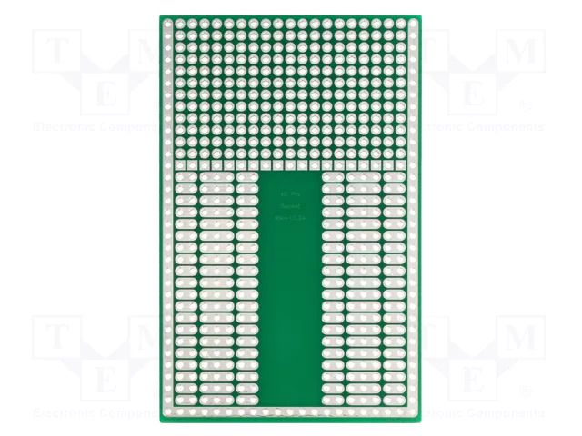 Board: universal; single sided,prototyping; W: 54.61mm; L: 88.26mm ROTH ELEKTRONIK GMBH RE945-S3