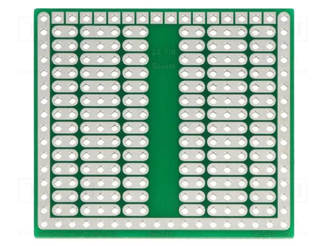 Board: universal; single sided,prototyping; W: 42.54mm; L: 46.99mm ROTH ELEKTRONIK GMBH RE944-S2
