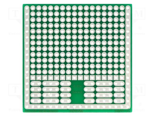 Board: universal; single sided,prototyping; W: 46.99mm; L: 47.62mm ROTH ELEKTRONIK GMBH RE941-S3