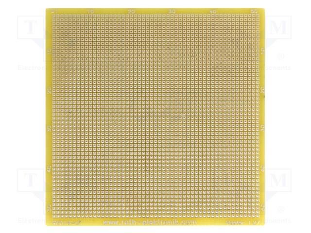 Board: universal; single sided,prototyping; W: 68.58mm; L: 70.48mm ROTH ELEKTRONIK GMBH RE013-LF