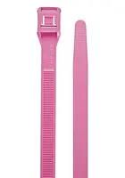 CABLE TIE, 389MM, NYLON 6.6, 124LB, PINK IT9115-CUV16B