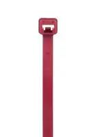 CABLE TIE, 142MM, NYLON 6.6, 40LB, RED PLT1.5I-M2