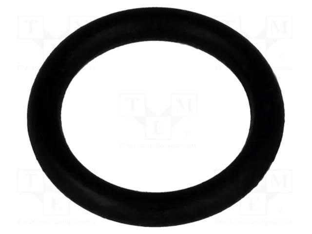 O-ring gasket; NBR caoutchouc; Thk: 2mm; Øint: 11mm; black FIX&FASTEN FIX-OR-11