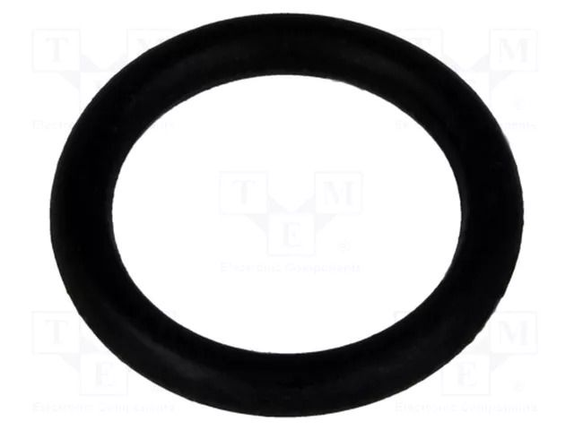 O-ring gasket; NBR caoutchouc; Thk: 2mm; Øint: 11mm; black FIX&FASTEN FIX-OR-11