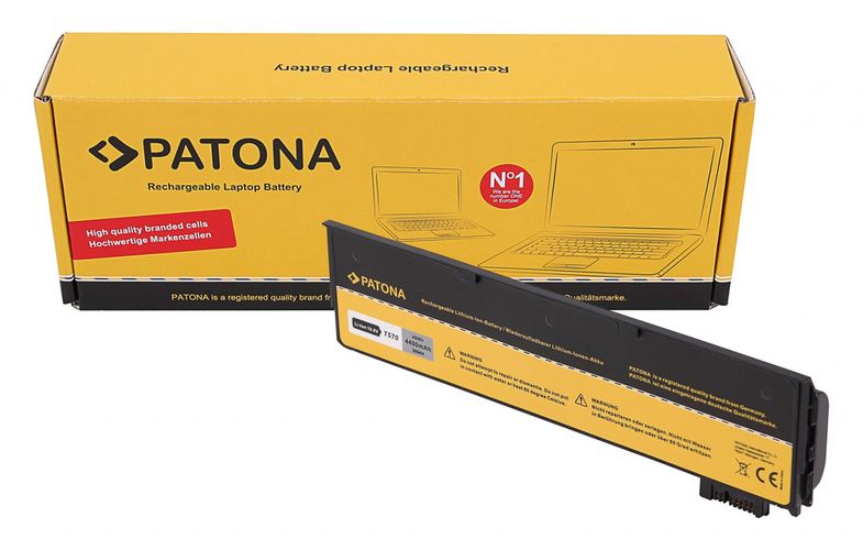 PATONA Battery f. Lenovo Thinkpad T470 T480 T570 T580 P51s P52s 4X50M08811 61+, PATONA 2894 4055655229968