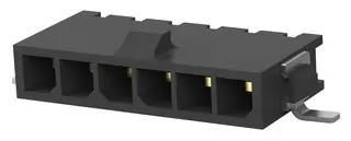 CONNECTOR, HEADER, 6POS, 3MM, PCB 2-1445091-6