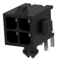 CONNECTOR, HEADER, 4POS, 3MM, PCB 3-794620-4