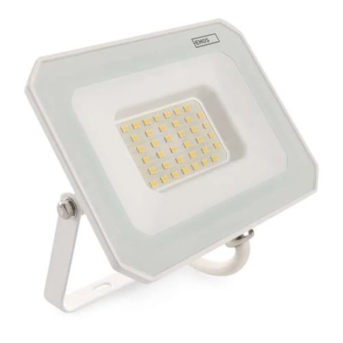 LED floodlight SIMPO 30W, white, IP65, 3000 lm, neutral white, EMOS ZS2233W 8592920138106