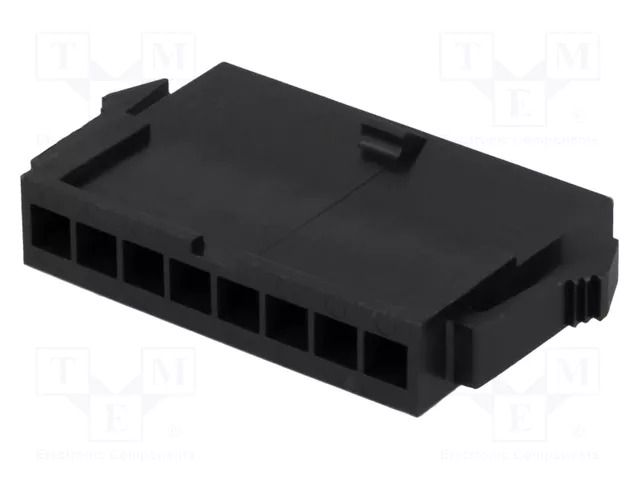 Connector: wire-wire; plug; male; PIN: 8; Micro-Fit 3.0; 3mm; 1x8; 5A MOLEX MX-43640-0800