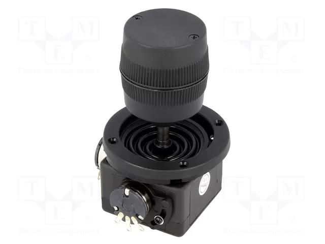 Joystick; 0÷10kΩ±5%,3- axes; Stabl.pos: 1; 10kΩ; -10÷80°C; ±5% OMTER TYXN OM300B-M4