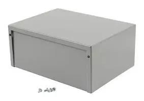 ENCLOSURE, UTILITY BOX, ALUMINIUM, GREY 1411R